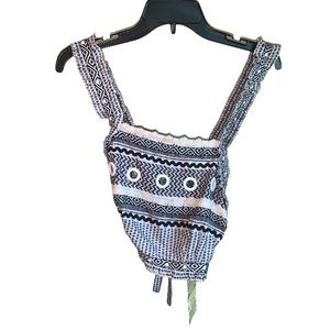 NWT Crop Blouse